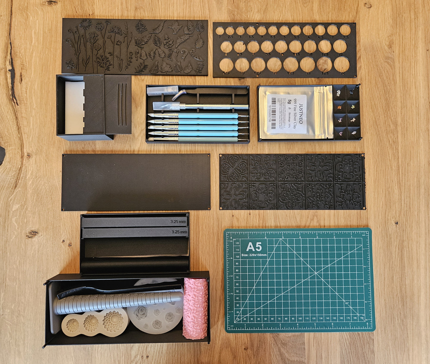 Silver Clay Jewelry Kit – Create Your Own Silver Ring or Pendant at Home